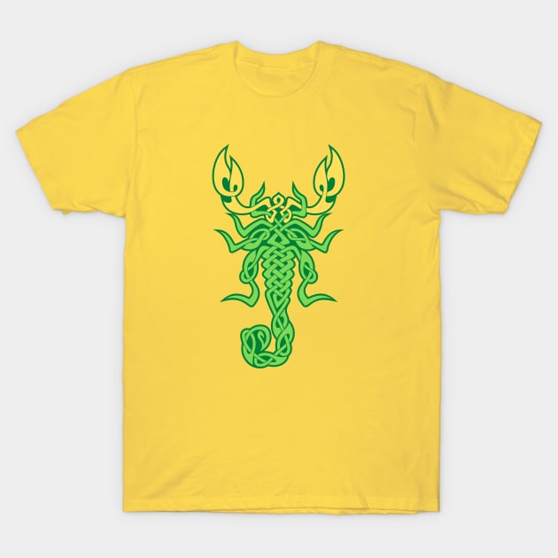 Celtic Knot: Protection. Scorpion T-Shirt by Lucky Leaf - Irish Gift Shop